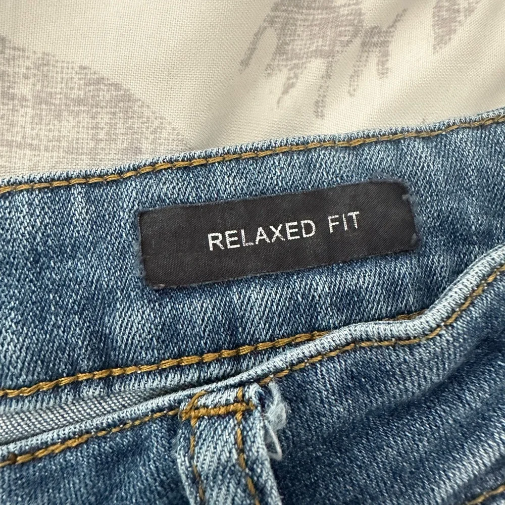 Judy Blue Jeans Women’s 31 Blue Relaxed Fit Mid Rise Medium Wash Tapered Leg